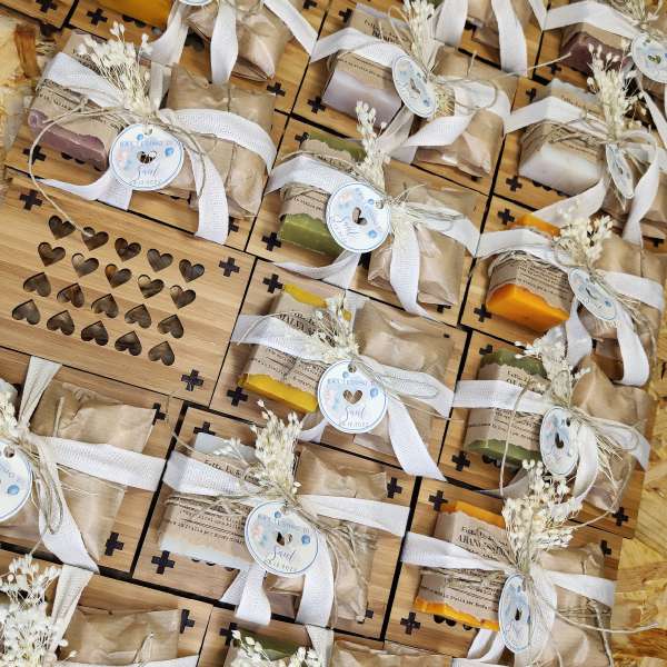 bomboniera sapone portasapone ecofattoart
